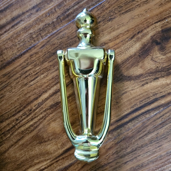 Baldwin 0106-030 Polished Brass Door Knocker With Hardware New Original Box - Picture 1 of 5